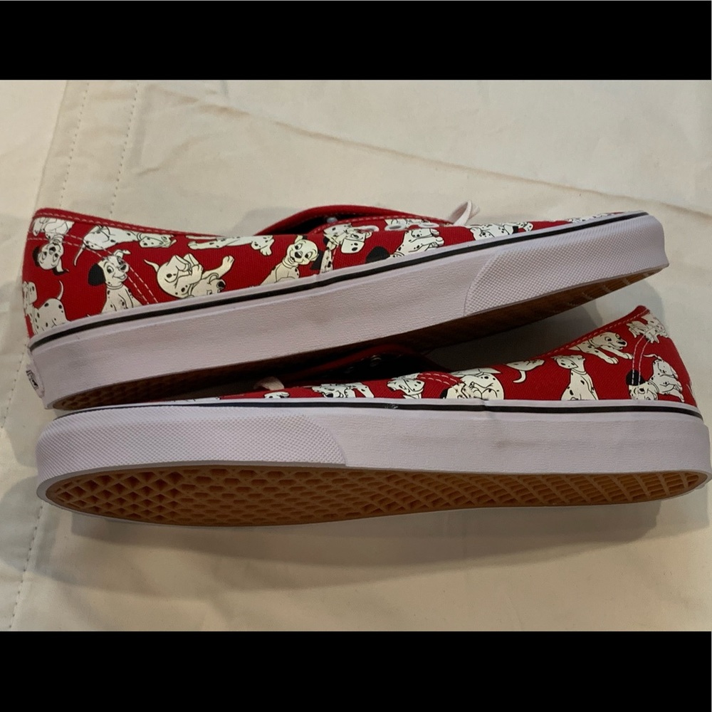 Vans X Disney 101 Dalmatians Red Vans Sneakers RARE & Cool Collector’s Item - Picture 8 of 12